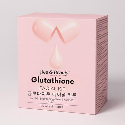 flawless beauty and skin glutathione 7-Step Facial Kit for Brightening Clear Glass Glow Skin Vaselines Gluta One box down, and it’s