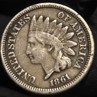 1861 Indian Head Cent Penny