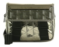 Lacoste The Blend Messenger Bag UmhäNgetasche Tasche Silver Black Silberfarben