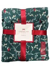 Charter Club, Women's, 2Pc, Long Sleeve, Pajamas Set, Cardinal Emerald