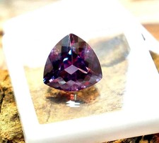 Natural Certified Alexandrite Color Change 10 Ct Cushion Cut Loose Gemstone