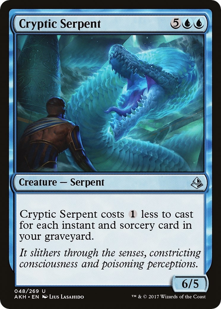 Magic - Cryptic Serpent - [AKH - 48 Near Mint]