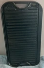Vintage Lodge Cast Iron Grill Griddle - Double Sided Large Rectangle - 19 X 10in