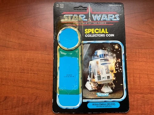 Vintage Kenner Star Wars Figure Card POTF 92 Back Cardback R2 D2