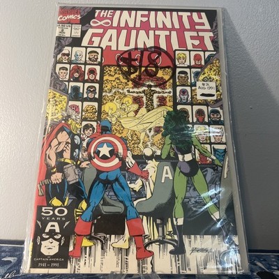 The Infinity Gauntlet #2 Thanos Thor She-Hulk Marvel Comics