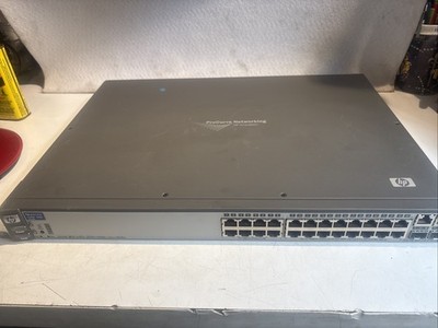HP ProCurve 2626 J4900B 24-Port Ethernet Network Switch Rackmount Power On
