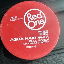 RedOne Red Aqua Hair Wax Maximum Hold Full Force Gel, Red 150ml/5.07oz 2 PACK