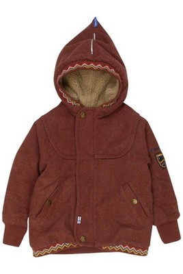Finkid Jacke Mädchen Mantel Weste Kinderjacke Gr. EU 134 Rot #q2ghz11
