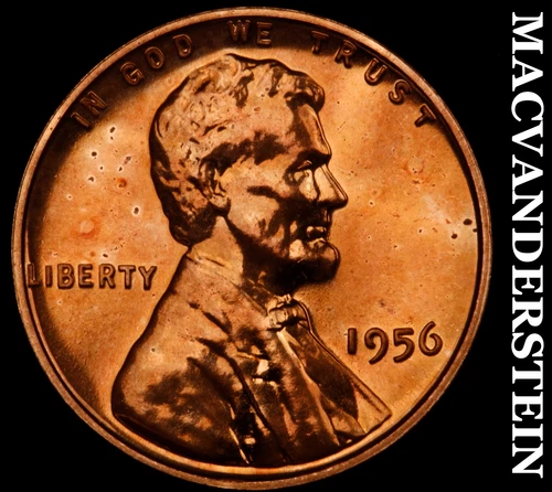 1956 Lincoln Wheat Cent - Choice Gem Proof  Lustrous  No Reserve  #G7075