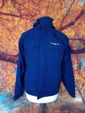 Henri Lloyd Blue Nylon Pu Coating Fleece Lined Jacket . Uk Women's Size Small