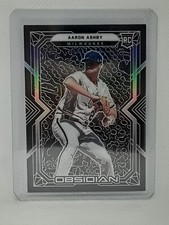 Aaron Ashby 2022 Chronicles Obsidian Baseball - #12 - Milwaukee Brewers