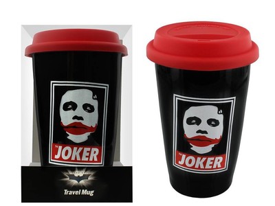 Travel Mug Obey The Joker Batman Dark Knight Travel Mug Dc Comics 15 Cm 5050574232333 Ebay