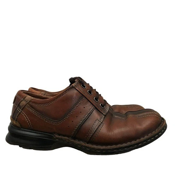Oxford Clarks Touareg con lacci in pelle marrone 10