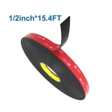 3M Double Sided Mounting Tape, 3M5952 Heavy Duty VHB Foam Adhesive 1/2"x15.4...