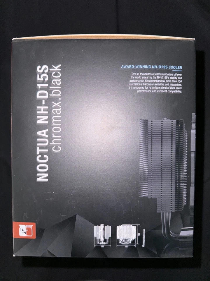 NH-D15S Chromax.Black, Premium Dual-Tower CPU Cooler with NF-A15 PWM 140MM Fan - Image 3 of 4