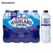 Highland Spring Water 500ml Pack Of 12 | Pure Scottish Spring Water