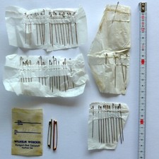 +++ Broschen-Nadeln, ca. 50 Stück, Silber / Goldschmiede-Bedarf  +++