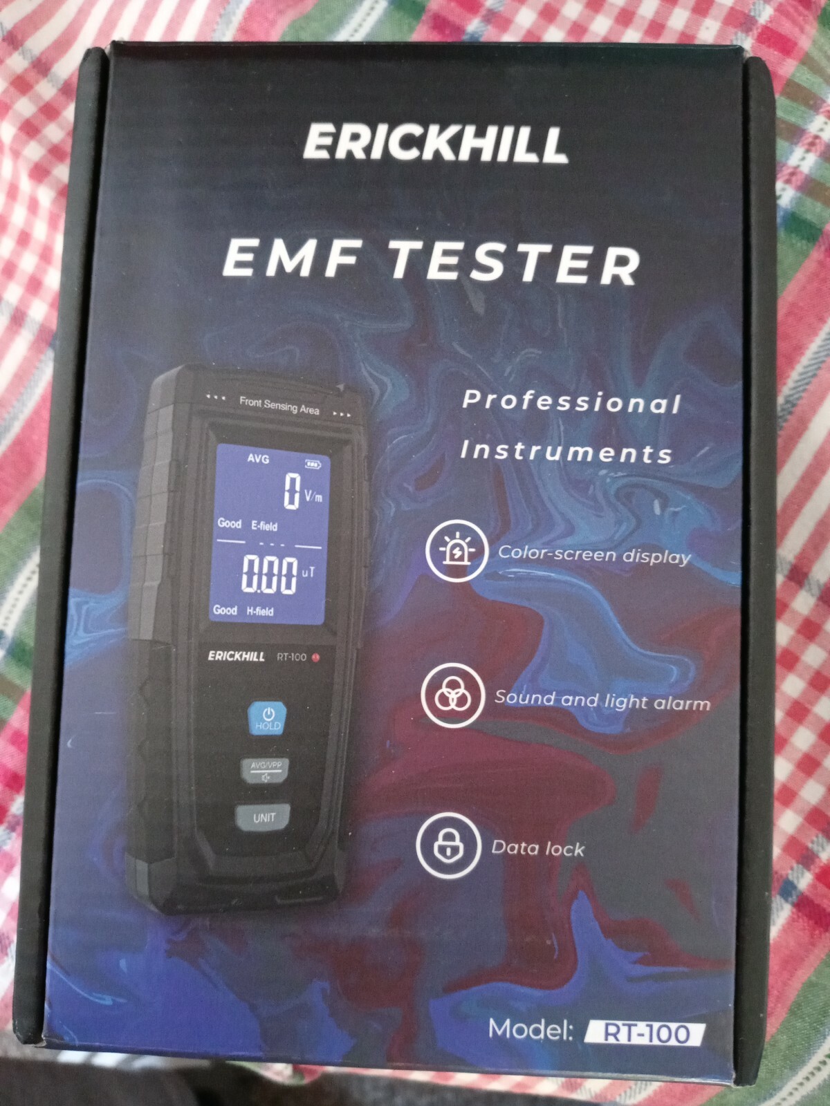 Erickhill Rechargeable EMF Tester Radiation Tester RT
