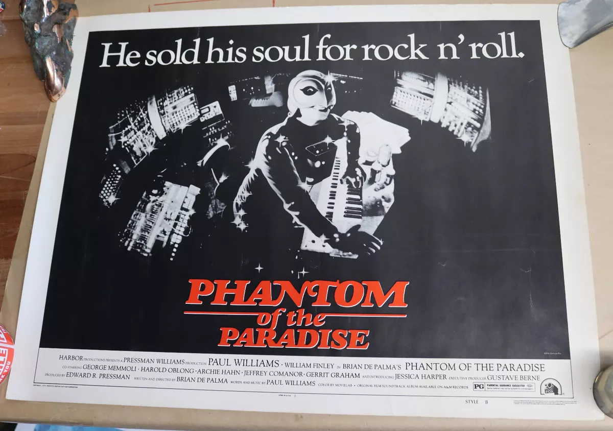 Phantom Of The Paradise Original Movie Poster –