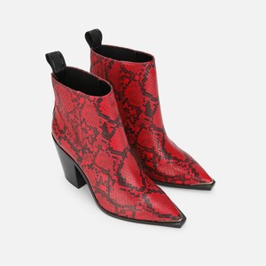 kenneth cole red booties