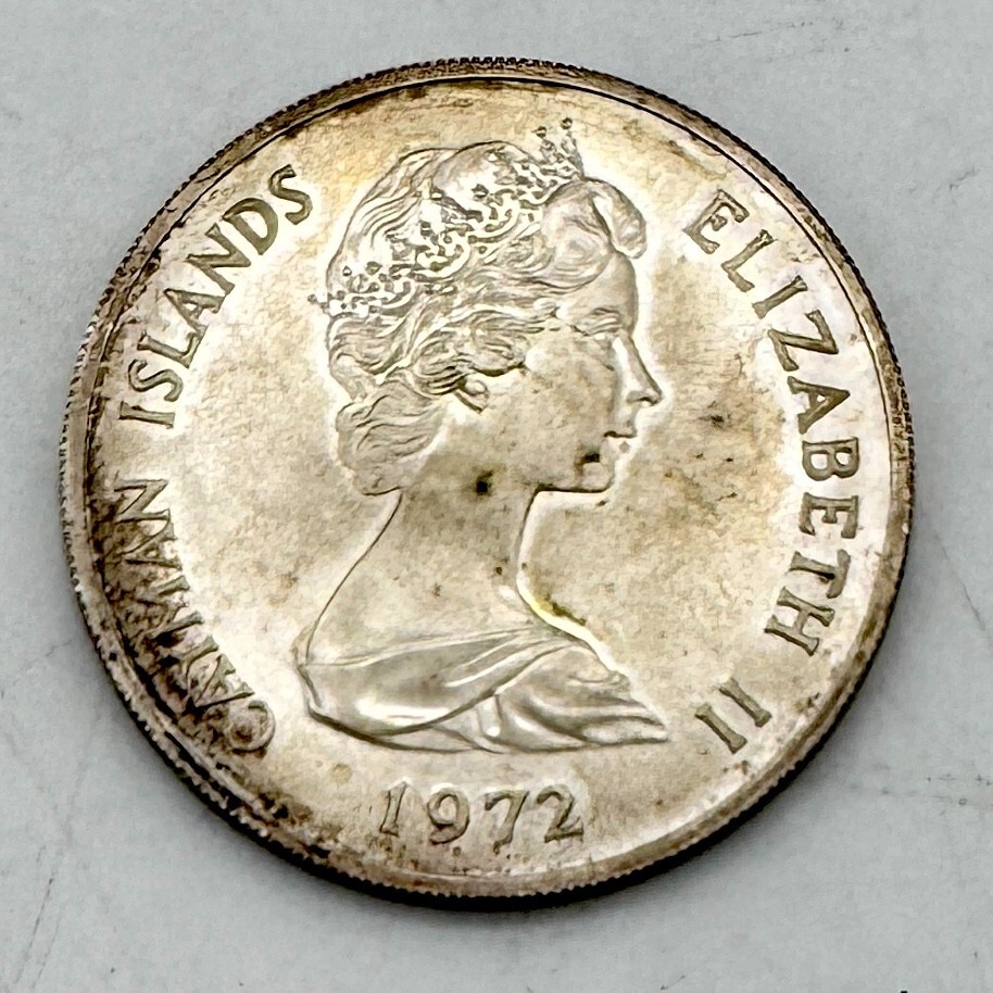 ケイマン諸島①　25ドル銀貨（Silver Kings Collection） 25 Dollars - Elizabeth II (Silver Wedding) - Cayman Islands