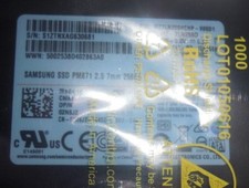 SAMSUNG SSD MODEL MZ-7LN256D 2.5 7MM 256GB HARD DRIVE - 2N8J2 - PM871