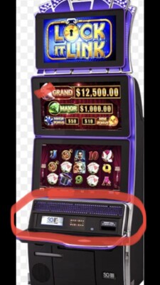 SG Scientific Games TwinStar J43 Slot Machine Main sound Spekers Front Bazel