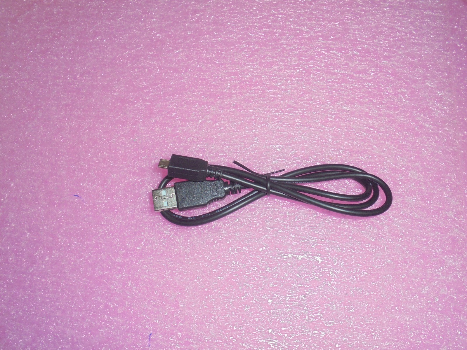 Acer 0.8m Black Micro USB Cable USB 2.0 Type A to B HC.70211.012-image
