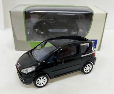 Peugeot 1007 Noir 1/64 3 Inches Norev Neuf Boite Carton