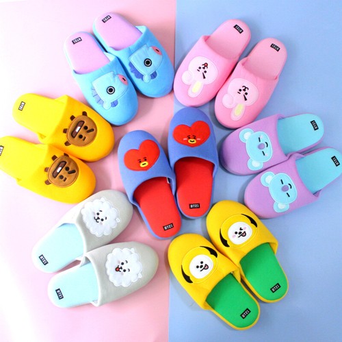 BTS BT21 CARTOON COMFY SLIPPERS KOYA 