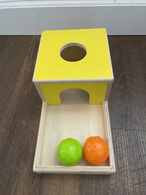 Lovevery Ball Drop Box From The Inspector 7-8 Months