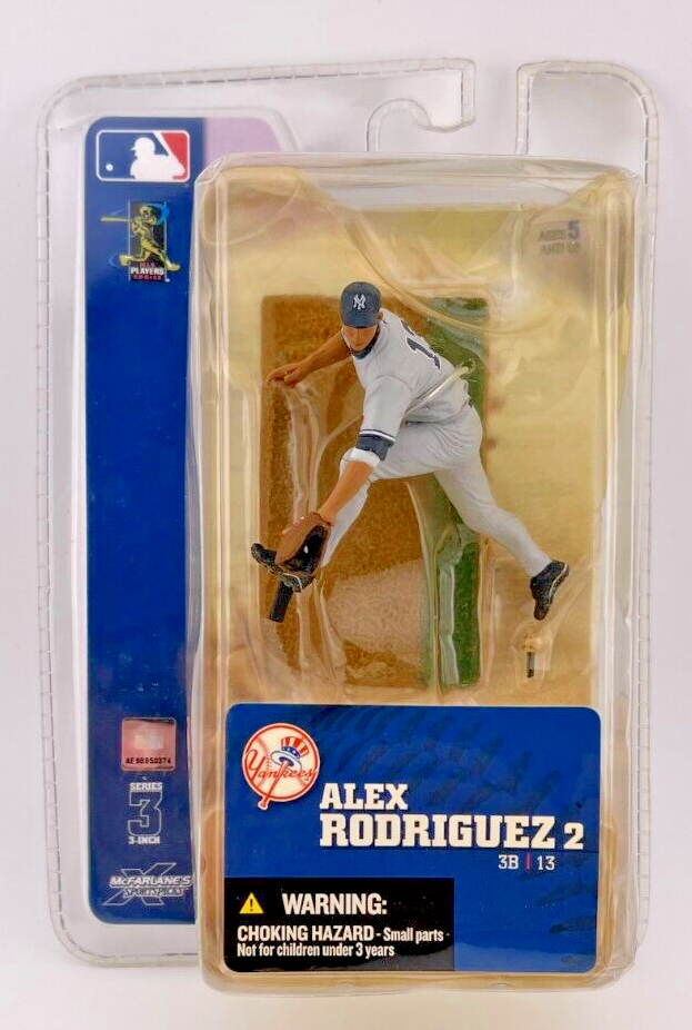 2005 McFarlane MLB Figure 3” Alex Rodriguez Series 3 New York