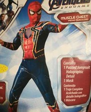 Rubie's Marvel Iron Spiderman Child Halloween Costume Size M 8-10  LOC TUB-110 