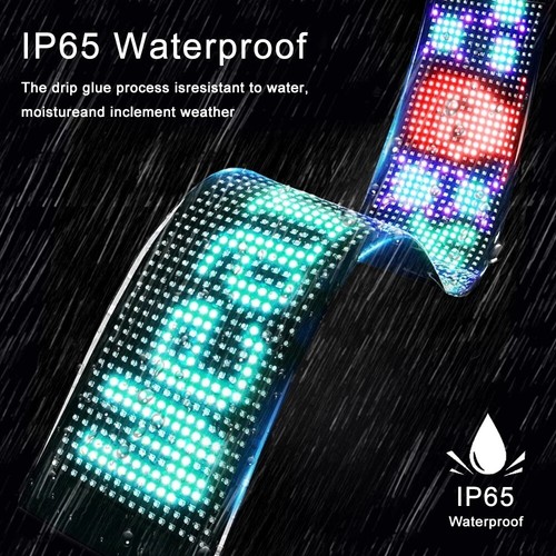 Car LED Sign LED Matrix Pixel Panel DIY Programmable Flexible LED Display - Picture 5 of 17