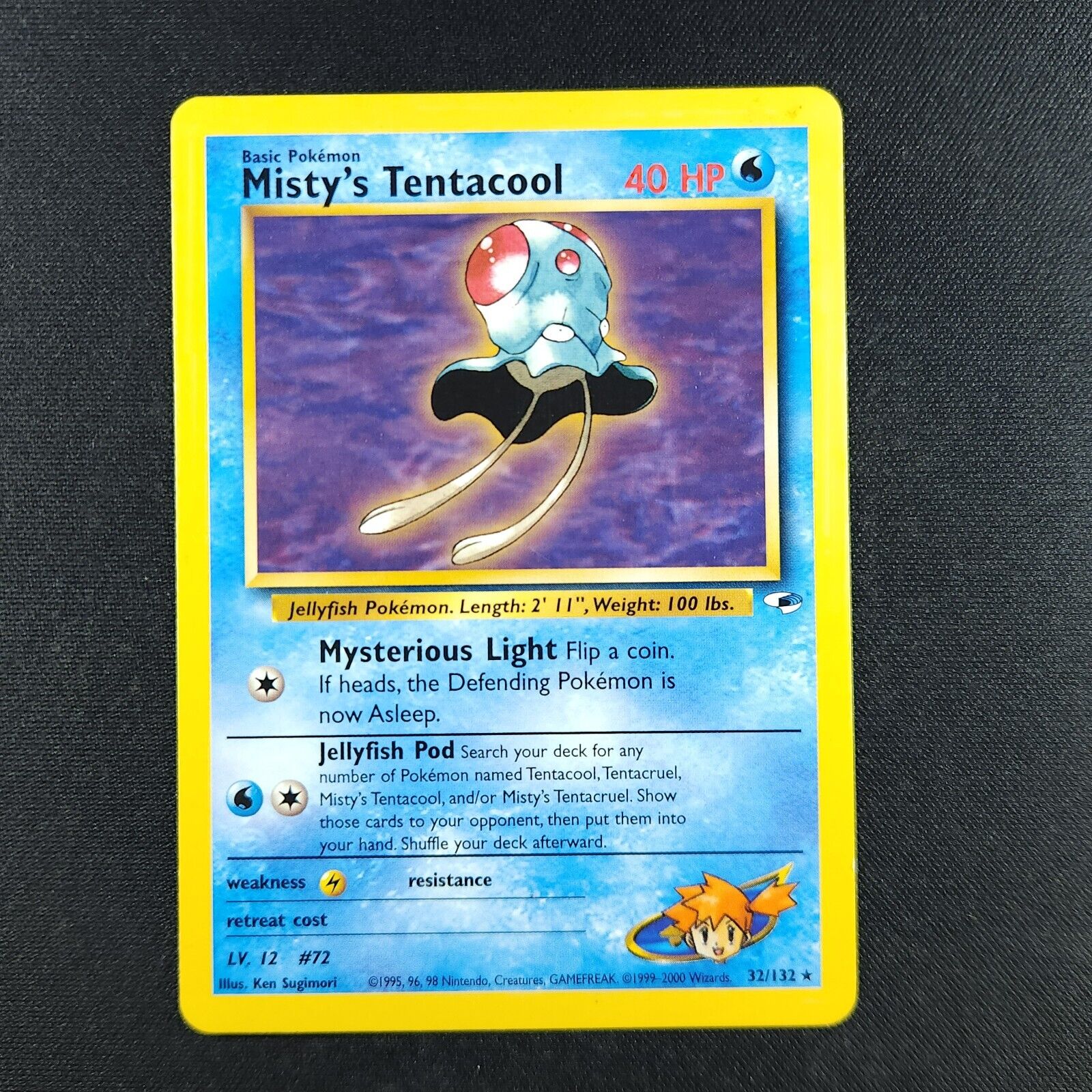Misty's Tentacool 32/132 - Gym Heroes - Pokemon Card