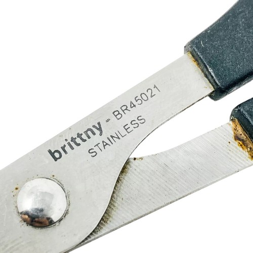 2 Piezas Brittny BR45021 y Tijeras, Tijeras de Acero Inoxidable, Negro - Imagen 5 de 7