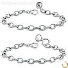 Bettel-Armband für Charm 925 Sterling Silber Anhänger Damen Kinder Mädchen