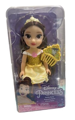 NEW Disney Princess Petite 6  Belle Doll With Comb Jakks Pacific