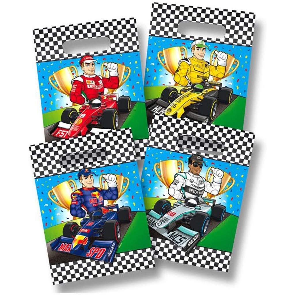 Folat 65094 Formula 1 Small Bags-Pack of 8, Multi-Coloured