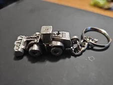 Catapiller Wheel Loader Pewter Metal Key Chain 980 K/C  3 oz. Loader/Collectable