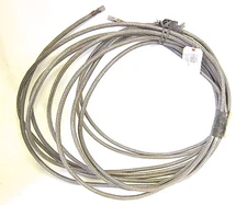 New Industrial Braided Stainless Steel Hose 1/4” x 60’ Foot Hose 
