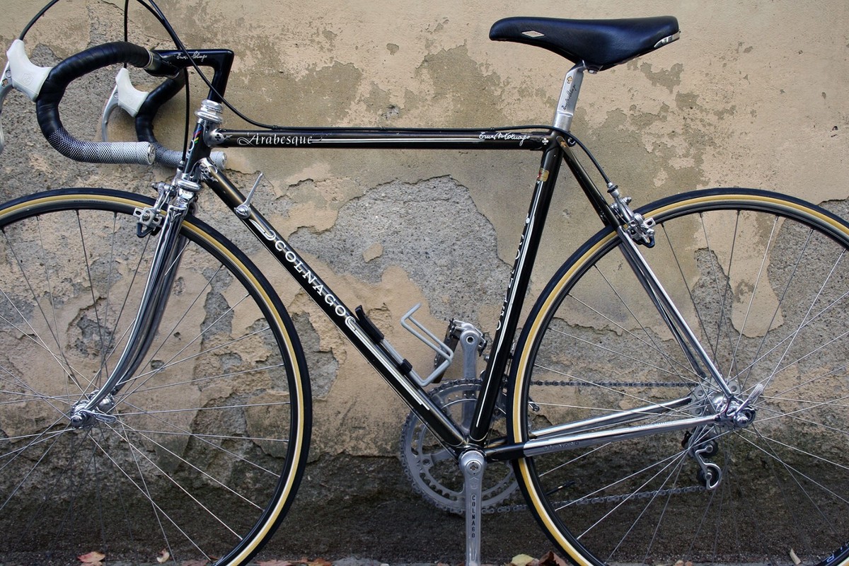 colnago arabesque 30th anniversary campagnolo record gold bike