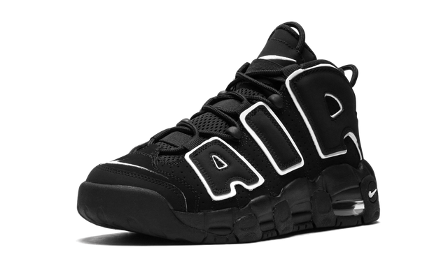 nike air more uptempo black white for sale