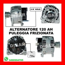 ALTERNATORE 120AH VW GOLF IV 1.9 TDI 4MOTION DAL 2000 KW74 CV101 CC1896 ATD