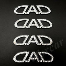 4pcs Metal Diamond Dad Garson Vip Luxury Jdm Jp Car Emblem Badge Decal Stickers 4pcs Metal Diamond Dad Garson Vip Luxury Jdm Jp Car Emblem Badge Decal Stickers