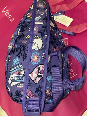 New Nwt Vera Bradley Mini Sling Backpack Purse Belle Friends  display picture 3