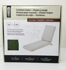 Classic Accessories Montlake Water-Resistant CUSHION COVER 80x26x3 Heather Fern