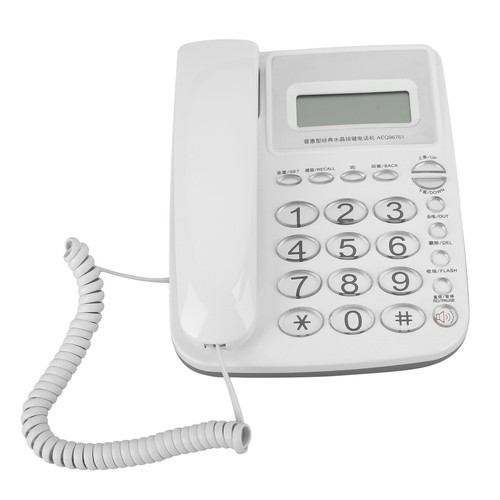 Household Hotel Home Office Business Corded Telephone Desktop Phone Landline Fit - Picture 16 of 18
