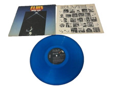 ELVIS PRESLEY - MOODY BLUE - 12" BLUE COLORED VINYL RECORD ALBUM LP - FREE Ship