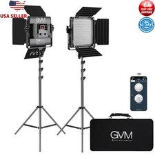 LED Video Light Kit APP Control Bi-Color 2300K-6800K 480 LEDs High Brightness US